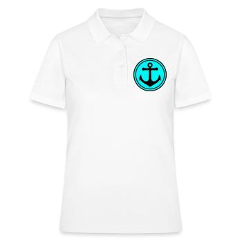 Anker Icon - Frauen Polo Shirt - Weiß - Vorne - Ailine (174cm)