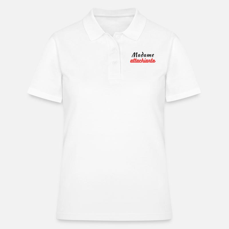 Madame attachiante - Polo Femme - blanc