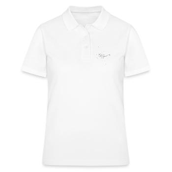 lunettes dans l’espace - Polo Femme - blanc - Devant - Ailine (174cm)