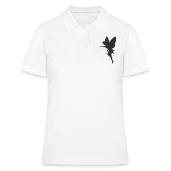 Doux elfe fée avec des astérisques - Polo Femme - blanc - Devant - Ailine (174cm)