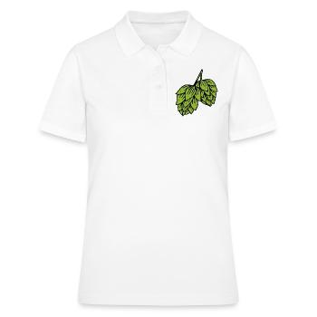 Brasseries houblon Brasserie Alcool Bière - Polo Femme - blanc - Devant - Ailine (174cm)
