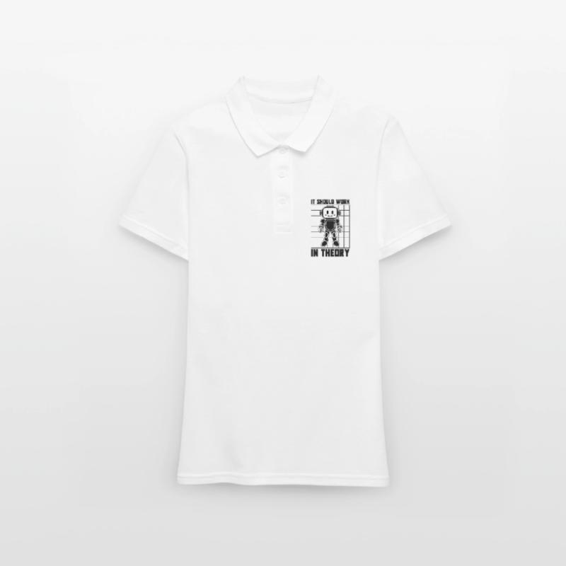 It Should Work In Robotics Robot Robotics Engineer Women's Polo Shirt