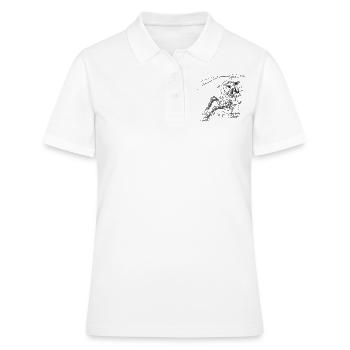 Rodeo Cowboy Wild West Design - Polo Femme - blanc - Devant - Ailine (174cm)