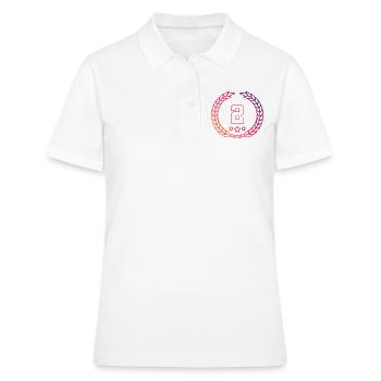 2 Couronne de chiffres - Polo Femme - blanc - Devant - Ailine (174cm)