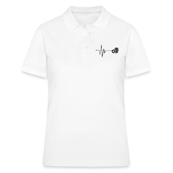 Poker Chip Pulse - Polo Femme - blanc - Devant - Ailine (174cm)