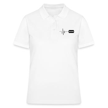 Impulsion de lame de rasoir - Polo Femme - blanc - Devant - Ailine (174cm)