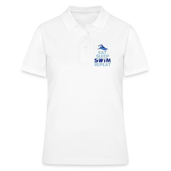 natation - Polo Femme - blanc - Devant - Ailine (174cm)