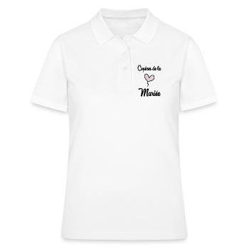FREUNDINNEN DER BRAUT - Frauen Polo Shirt - Weiß - Vorne - Ailine (174cm)