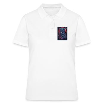 Appareil de musique électronique futuriste - Polo Femme - blanc - Devant - Ailine (174cm)