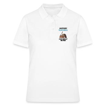 Geschichtelehrer, Historiker, Professor - Frauen Polo Shirt - Weiß - Vorne - Ailine (174cm)