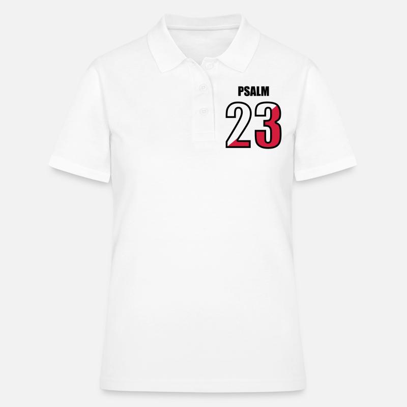 Psaume 23 - Polo Femme - blanc
