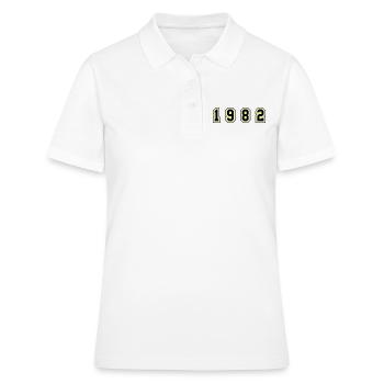 Numéro de l’année 1982 - Polo Femme - blanc - Devant - Ailine (174cm)