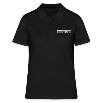 Nordsee Crew - Frauen Polo Shirt - Schwarz - Vorne - Ailine (174cm)