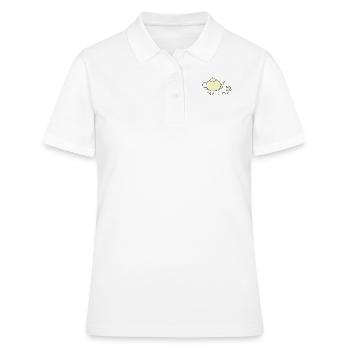 tea time - Frauen Polo Shirt - Weiß - Vorne - Ailine (174cm)