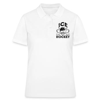 hockey sur glace ice hockey - Polo Femme - blanc - Devant - Ailine (174cm)
