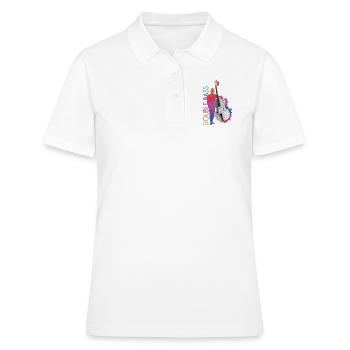 Kontrabass - Frauen Polo Shirt - Weiß - Vorne - Ailine (174cm)