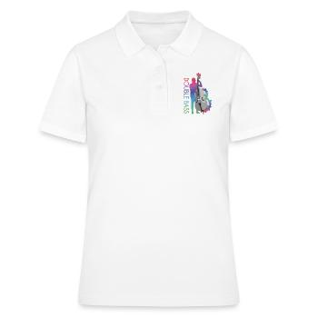 Kontrabass - Frauen Polo Shirt - Weiß - Vorne - Ailine (174cm)