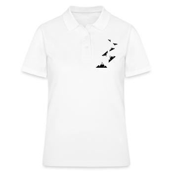 Montagnes En plein air - Polo Femme - blanc - Devant - Ailine (174cm)