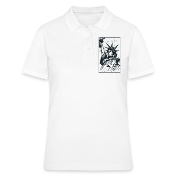 statue of Liberty - Women's Polo Shirt - white - Front - Ailine (174cm)