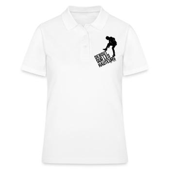 Debout sur les hauteurs - Ps/18:34 - Polo Femme - blanc - Devant - Ailine (174cm)