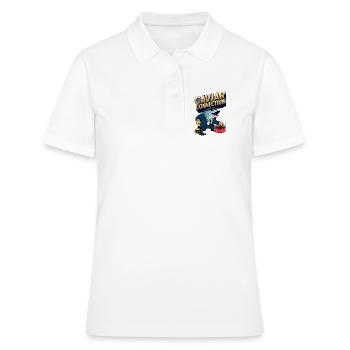 Vendeur de caviar - Polo Femme - blanc - Devant - Ailine (174cm)