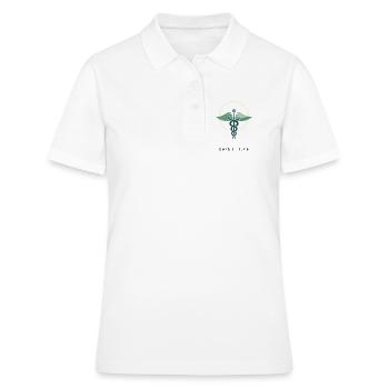 Saint Luke: Medizinische Hilfe - Frauen Polo Shirt - Weiß - Vorne - Ailine (174cm)