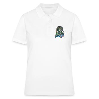 Mère Nature en Mouvement - Polo Femme - blanc - Devant - Ailine (174cm)