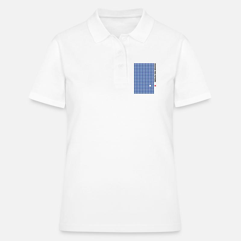 CHANGE THE PATTERN - Women's Polo Shirt - white