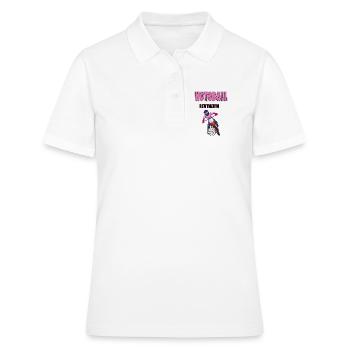 Motoball Rentnerin Motoballerin Rente Ruhestand - Frauen Polo Shirt - Weiß - Vorne - Ailine (174cm)