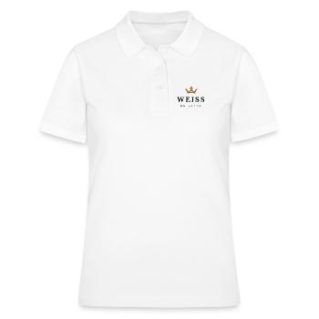 White - Women's Polo Shirt - white - Front - Ailine (174cm)