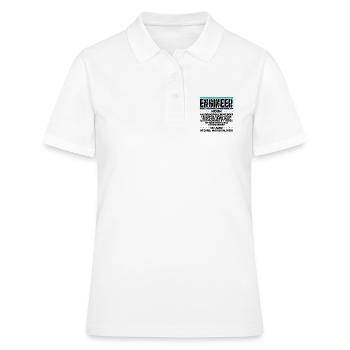Engineer Gifts Precision Guesswork Wizard - Polo Femme - blanc - Devant - Ailine (174cm)