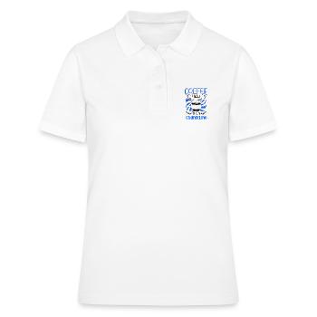 Counselor Gift Coffee Zuerst dann Counseling Gifts - Frauen Polo Shirt - Weiß - Vorne - Ailine (174cm)