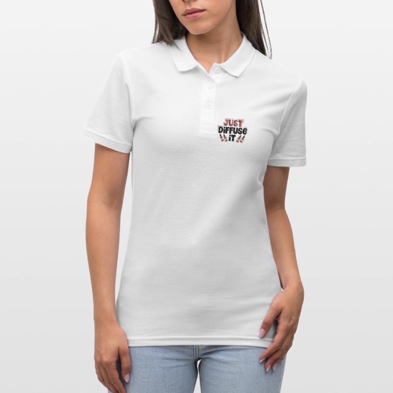 Ätherisches Öl Geschenk Verteilen Sie es einfach Ätherische Öle Frauen Polo Shirt
