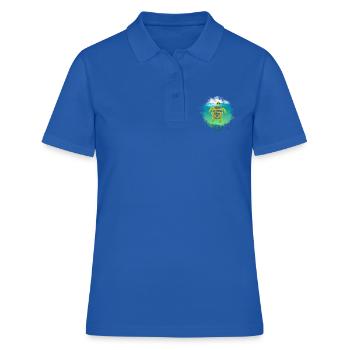 Sea Turtle Conservation Geschenk Überspringen Sie einen Strohhalm Save a - Frauen Polo Shirt - Royalblau - Vorne - Ailine (174cm)
