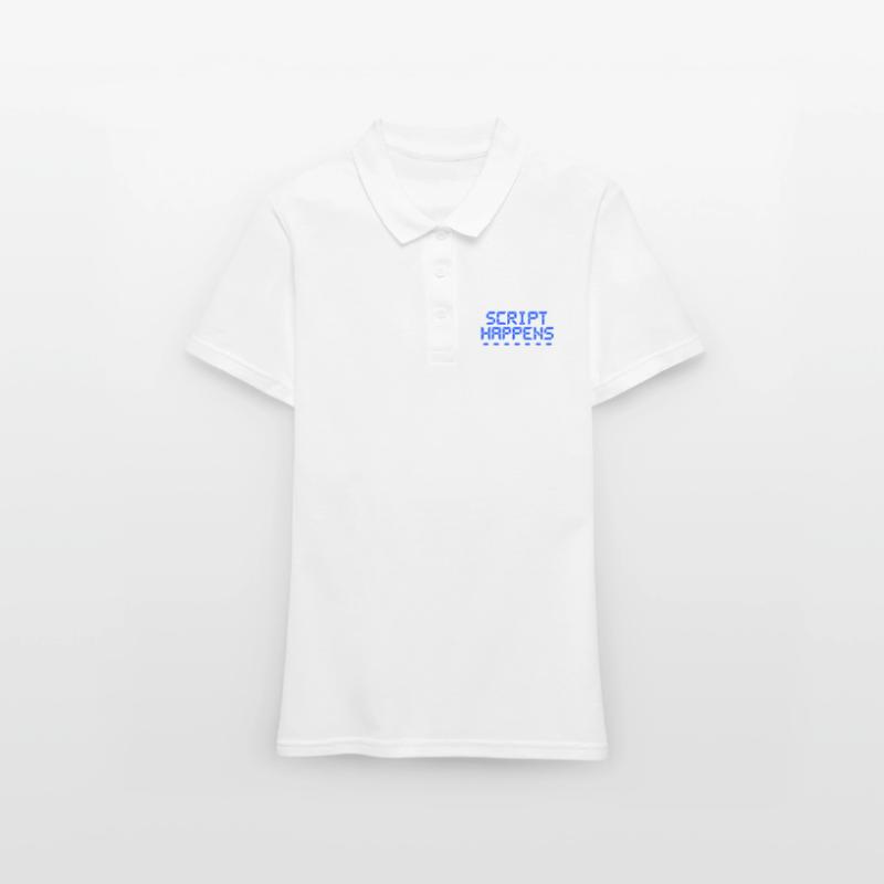 Computerprogrammierskript passiert Programmierer Frauen Polo Shirt