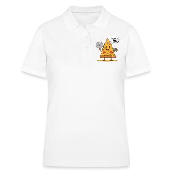 Slice Slice Baby Pizza Stück - Frauen Polo Shirt - Weiß - Vorne - Ailine (174cm)