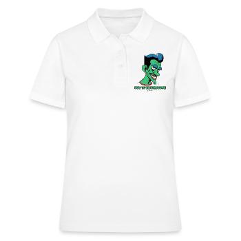 Comment bien paraître : homme de dessin animé attrayant - Polo Femme - blanc - Devant - Ailine (174cm)