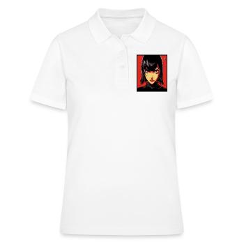 Anime Manga Sci-Fi Femme : Portrait Proxy - Polo Femme - blanc - Devant - Ailine (174cm)
