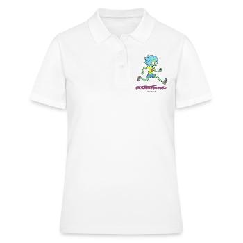Zombie Marathon : Course à pied - Polo Femme - blanc - Devant - Ailine (174cm)
