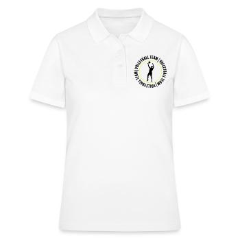 Joueurs de club de l’équipe de volley-ball - Polo Femme - blanc - Devant - Ailine (174cm)