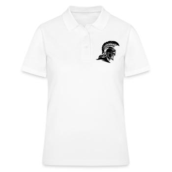 Spartaner Helm Krieger Sparta - Frauen Polo Shirt - Weiß - Vorne - Ailine (174cm)