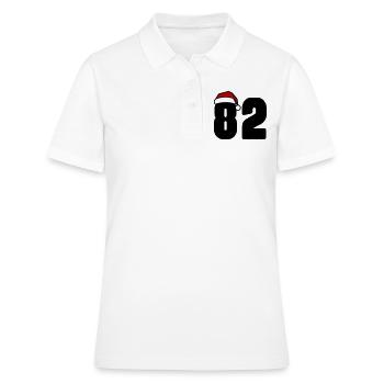 82 Zahl Weihnachten - Frauen Polo Shirt - Weiß - Vorne - Ailine (174cm)