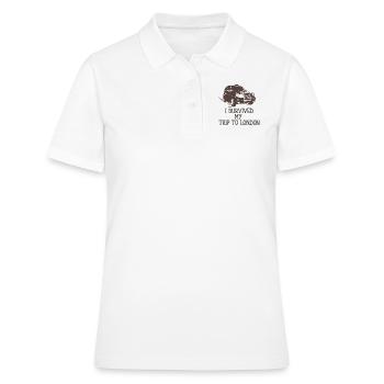 surviving the journey - Polo Femme - blanc - Devant - Ailine (174cm)