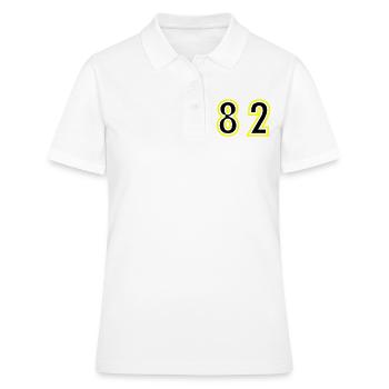 82 Zahl College - Frauen Polo Shirt - Weiß - Vorne - Ailine (174cm)