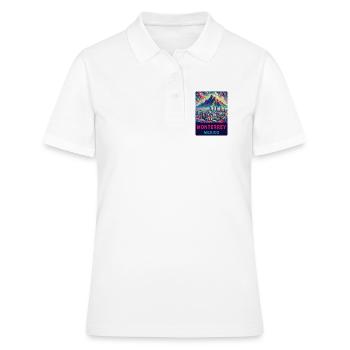 Design de Monterrey au Mexique - Polo Femme - blanc - Devant - Ailine (174cm)