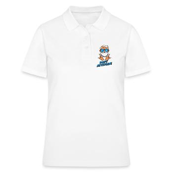 Papy attitude - Polo Femme - blanc - Devant - Ailine (174cm)