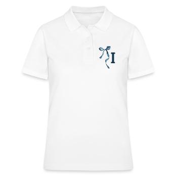 Monogramm i Geschenkidee - Frauen Polo Shirt - Weiß - Vorne - Ailine (174cm)