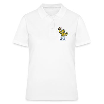 Mascotte Wild Cats Football Go Cats Conception de la puissance - Polo Femme - blanc - Devant - Ailine (174cm)