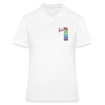 Kita Anfänger 2026 - Frauen Polo Shirt - Weiß - Vorne - Ailine (174cm)