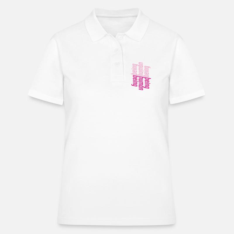 ThinkBick_being_human_being_2026 - Polo Femme - blanc